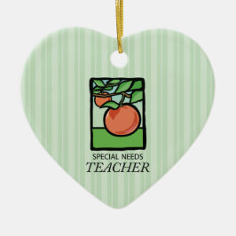 特別ニーズ先生ありがとうApple セラミックオーナメント
