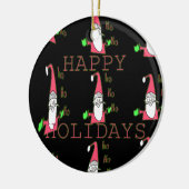 特別ハッピーホリデイズホーホホホインクスケッチサンタ セラミックオーナメント (左)