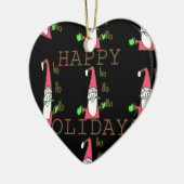 特別ハッピーホリデイズホーホホホインクスケッチサンタ セラミックオーナメント (左)