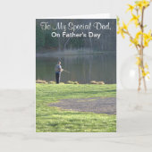 特別パパ父の日 カード (黄色い花)
