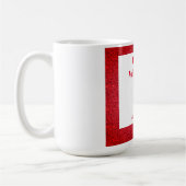 特別パーソナライズされたなバスタイリッシュレンタインデー コーヒーマグカップ (左)