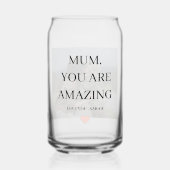 特別パーソナライズされたなママ素晴らしいギフト ガラス缶 (正面)