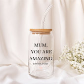 特別パーソナライズされたなママ素晴らしいギフト ガラス缶