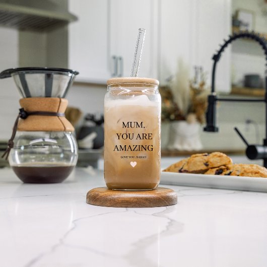 特別パーソナライズされたなママ素晴らしいギフト ガラス缶