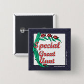 特別パーソナライズされたなラディバグ 缶バッジ (正面&裏面)