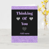 特別パーソナライズされたな考えカード カード (黄色い花)