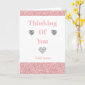 特別パーソナライズされたな考えカード カード (黄色い花)