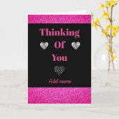 特別パーソナライズされたな考えカード カード (黄色い花)