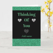 特別パーソナライズされたな考えカード カード (黄色い花)