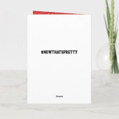 特別パーソナライズされたな考えカード カード (裏面)