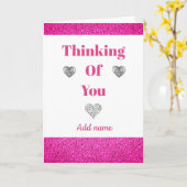 特別パーソナライズされたな考えカード カード (黄色い花)