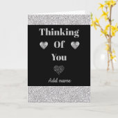 特別パーソナライズされたな考えカード カード (黄色い花)