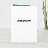 特別パーソナライズされたな考えカード カード (裏面)