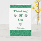 特別パーソナライズされたな考えカード カード (黄色い花)