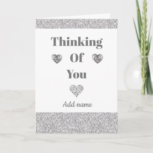 特別パーソナライズされたな考えカード カード (正面)