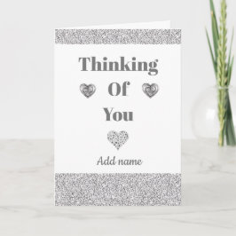 特別パーソナライズされたな考えカード カード