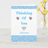 特別パーソナライズされたな考えカード カード (黄色い花)