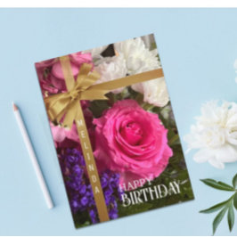 特別パーソナライズされたハッピーバースデーカード カード