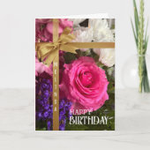 特別パーソナライズされたハッピーバースデーカード カード (正面)