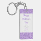 特別パーソナライズされたハッピーマザーのデイキーチェーン キーホルダー (正面左)