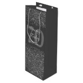 特別パーソナライズされた歳の誕生日抱き枕70日 ワインギフトバッグ (正面アングル)