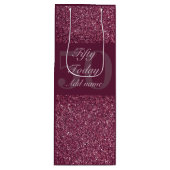 特別パーソナライズされた歳誕生日抱き枕 ワインギフトバッグ (正面)