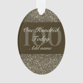 特別パーソナライズされた誕生日オーナメントギフト100th オーナメント
