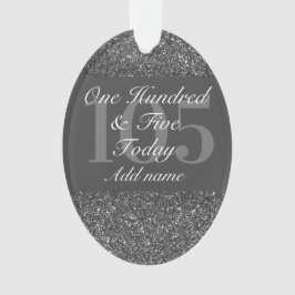 特別パーソナライズされた誕生日オーナメントギフト105th オーナメント