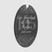 特別パーソナライズされた誕生日オーナメントギフト105th オーナメント (正面)