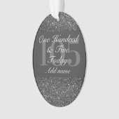 特別パーソナライズされた誕生日オーナメントギフト105th オーナメント (正面)