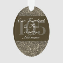 特別パーソナライズされた誕生日オーナメントギフト105th