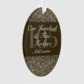 特別パーソナライズされた誕生日オーナメントギフト105th オーナメント (正面)