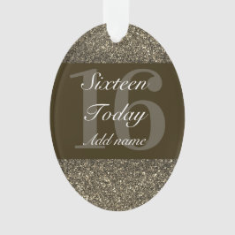 特別パーソナライズされた誕生日オーナメントギフト16th オーナメント