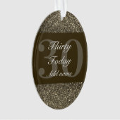 特別パーソナライズされた誕生日オーナメントギフト30th オーナメント (正面)
