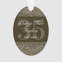 特別パーソナライズされた誕生日オーナメントギフト35日 オーナメント