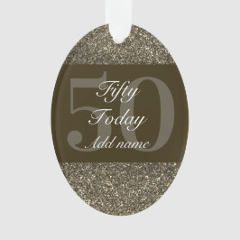 特別パーソナライズされた誕生日オーナメントギフト50th オーナメント