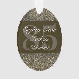 特別パーソナライズされた誕生日オーナメントギフト85th オーナメント