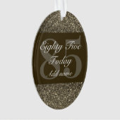 特別パーソナライズされた誕生日オーナメントギフト85th オーナメント (正面)