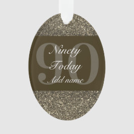 特別パーソナライズされた誕生日オーナメントギフト90th オーナメント