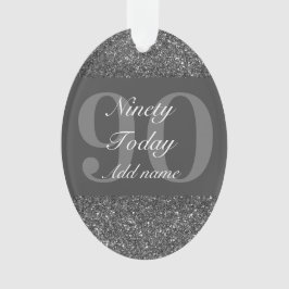 特別パーソナライズされた誕生日オーナメントギフト90th オーナメント