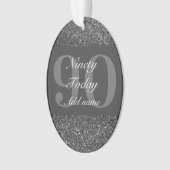 特別パーソナライズされた誕生日オーナメントギフト90th オーナメント (正面)