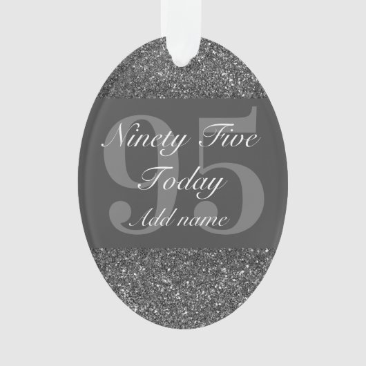 特別パーソナライズされた誕生日オーナメントギフト95th オーナメント (正面)