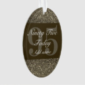 特別パーソナライズされた誕生日オーナメントギフト95th オーナメント (正面)