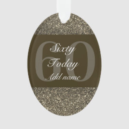 特別パーソナライズされた誕生日オーナメントプレゼント60th オーナメント