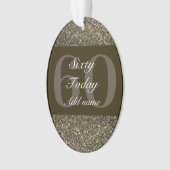 特別パーソナライズされた誕生日オーナメントプレゼント60th オーナメント (正面)