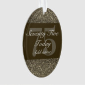 特別パーソナライズされた誕生日オーナメントプレゼント75th オーナメント (正面)