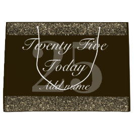 特別パーソナライズされた誕生日抱き枕25日 ラージペーパーバッグ