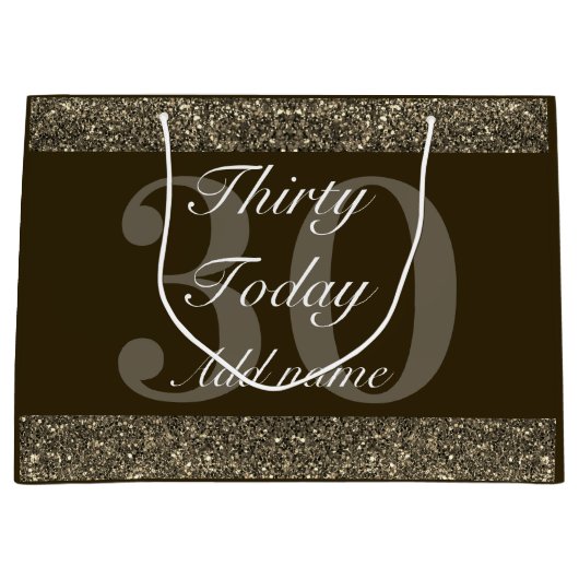 特別パーソナライズされた誕生日抱き枕30日 ラージペーパーバッグ (正面)