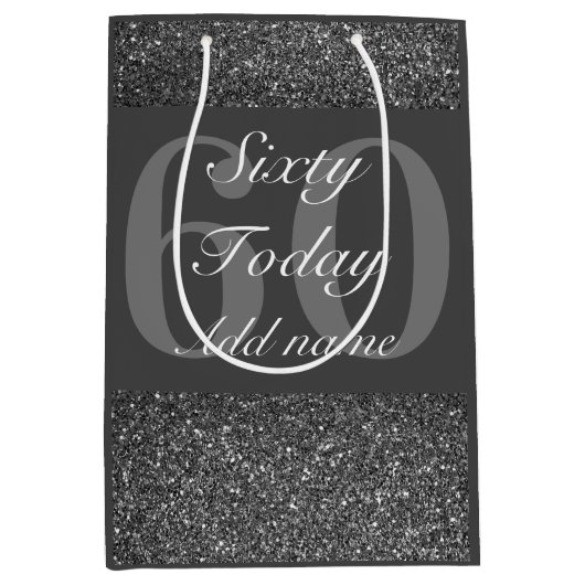 特別パーソナライズされた誕生日抱き枕60日 ミディアムペーパーバッグ (正面)