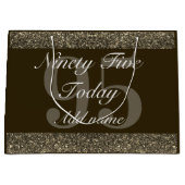 特別パーソナライズされた誕生日抱き枕95日 ラージペーパーバッグ (正面)